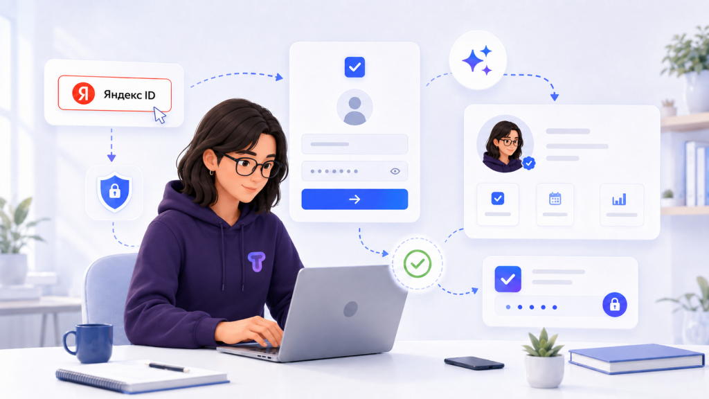 В TaskKeeper появился вход через Яндекс ID